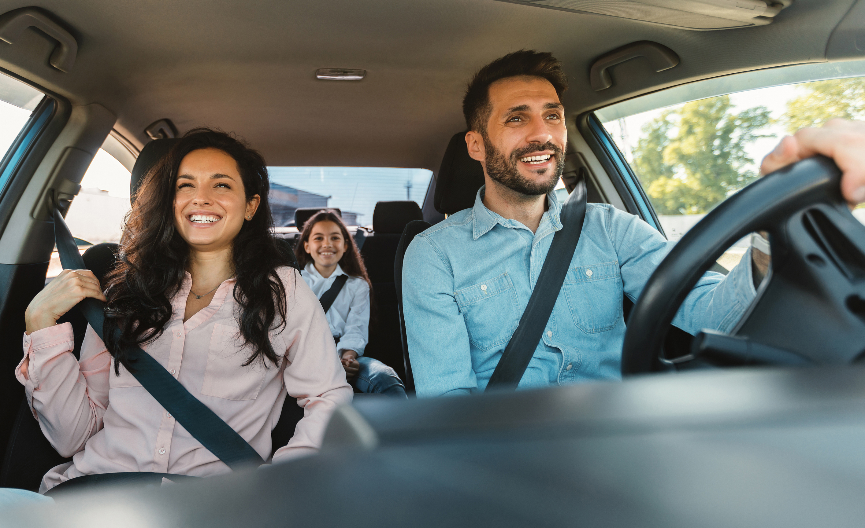 Family in Car