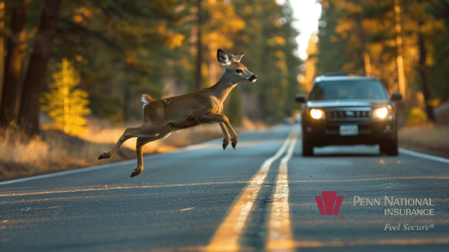 Deer in front of car - PNI Logo.png